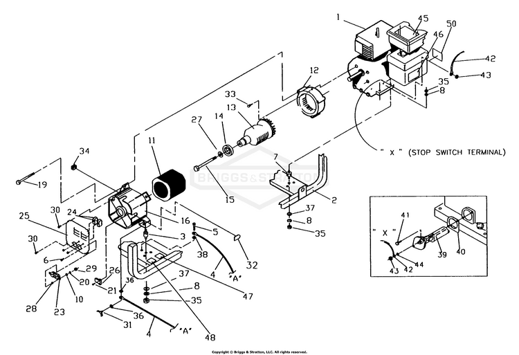 9882-0 Briggs and Stratton Portable Generator SV 2400 - PartsWarehouse