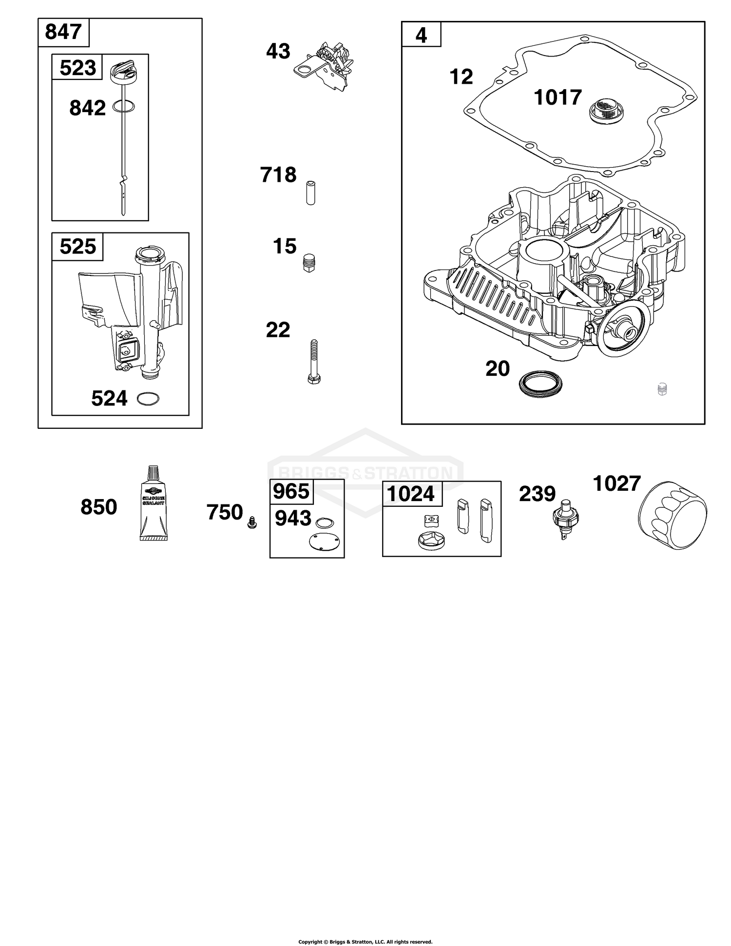 Crankcase Cover/Sump and Lubrication Group