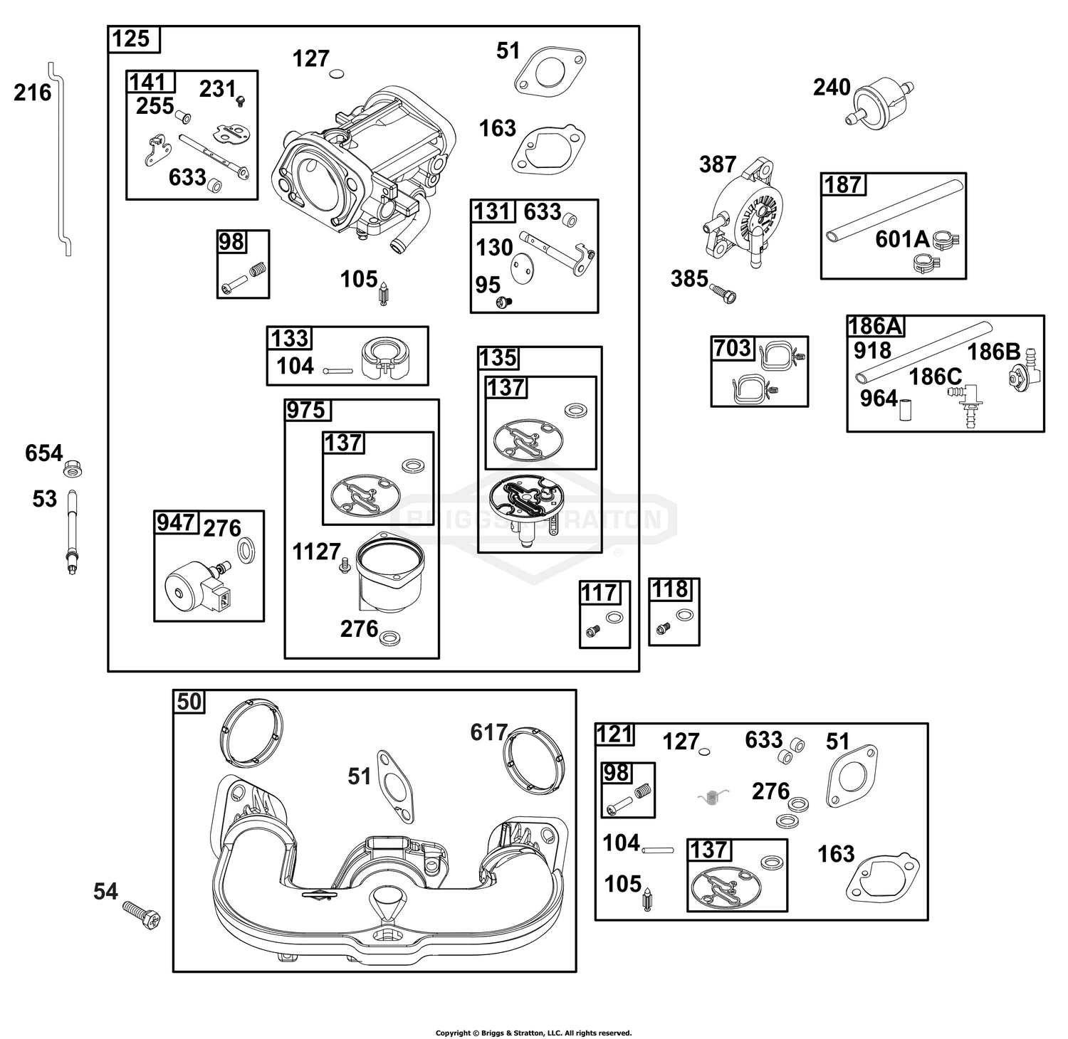 Carburetor and Fuel Supply Group