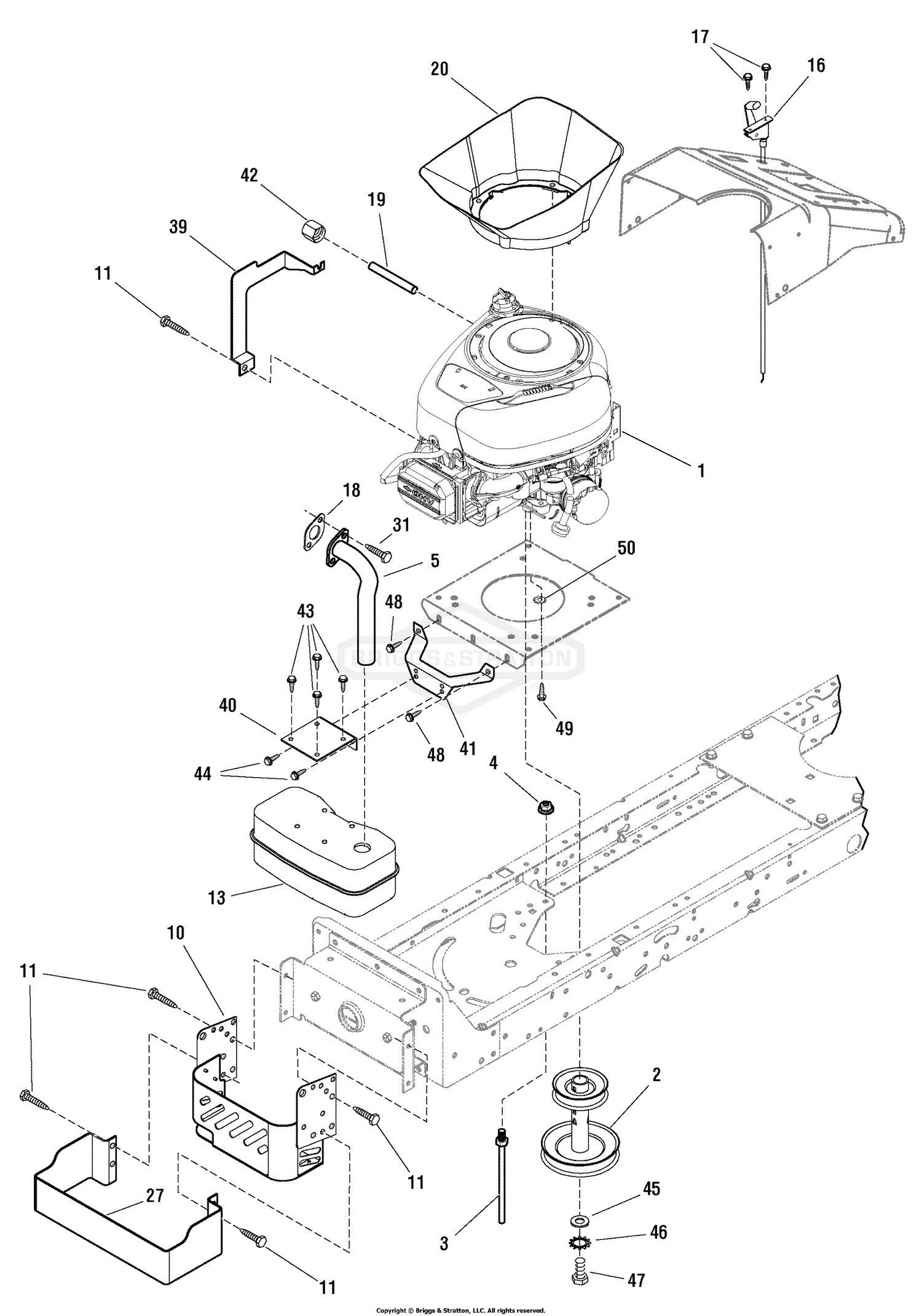 17.5 hp briggs and shop stratton engine