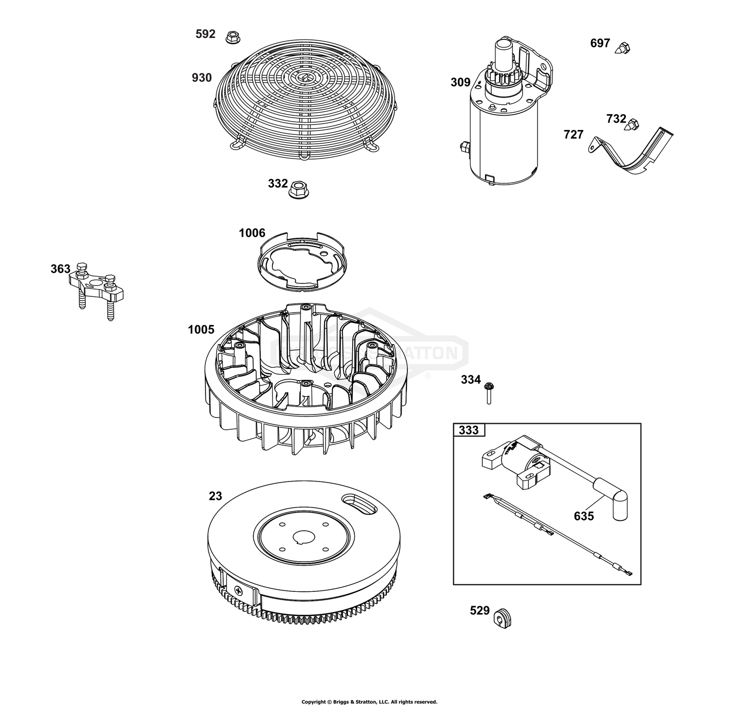 Flywheel, Ignition, and Starter Group
