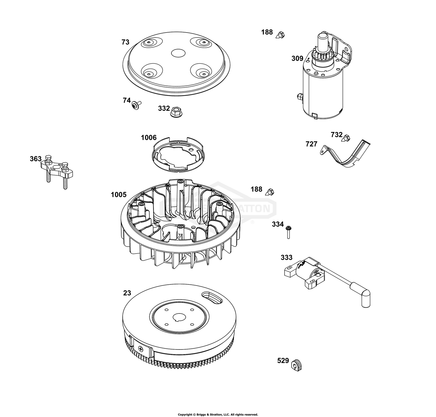 Flywheel, Ignition, and Starter Group