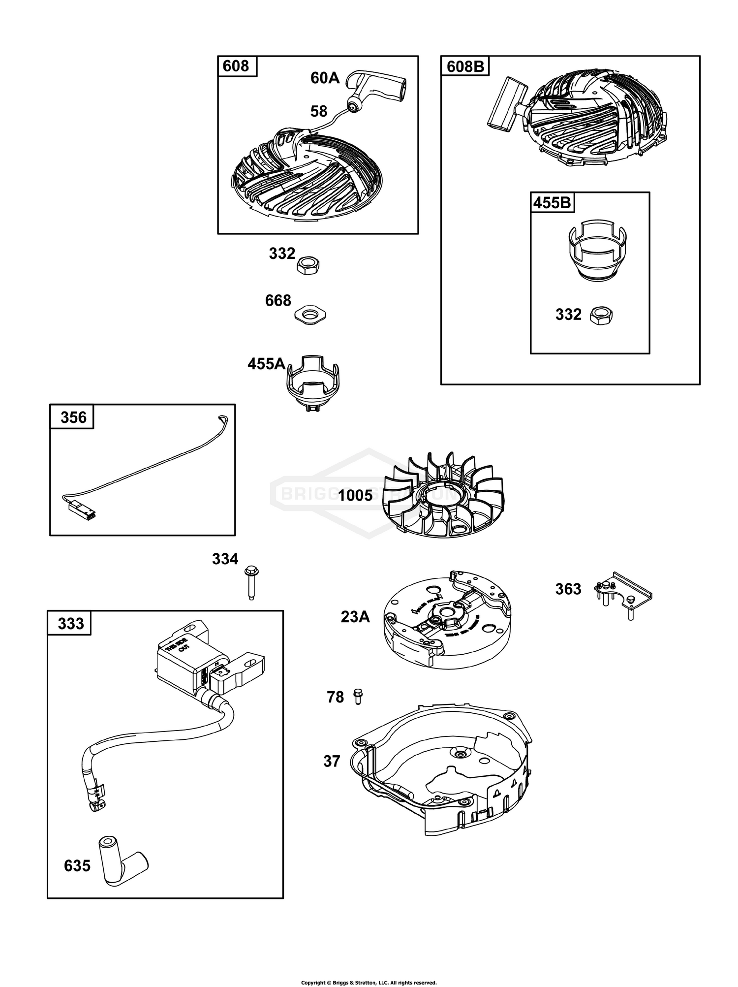 Flywheel, Ignition, and Starter Group