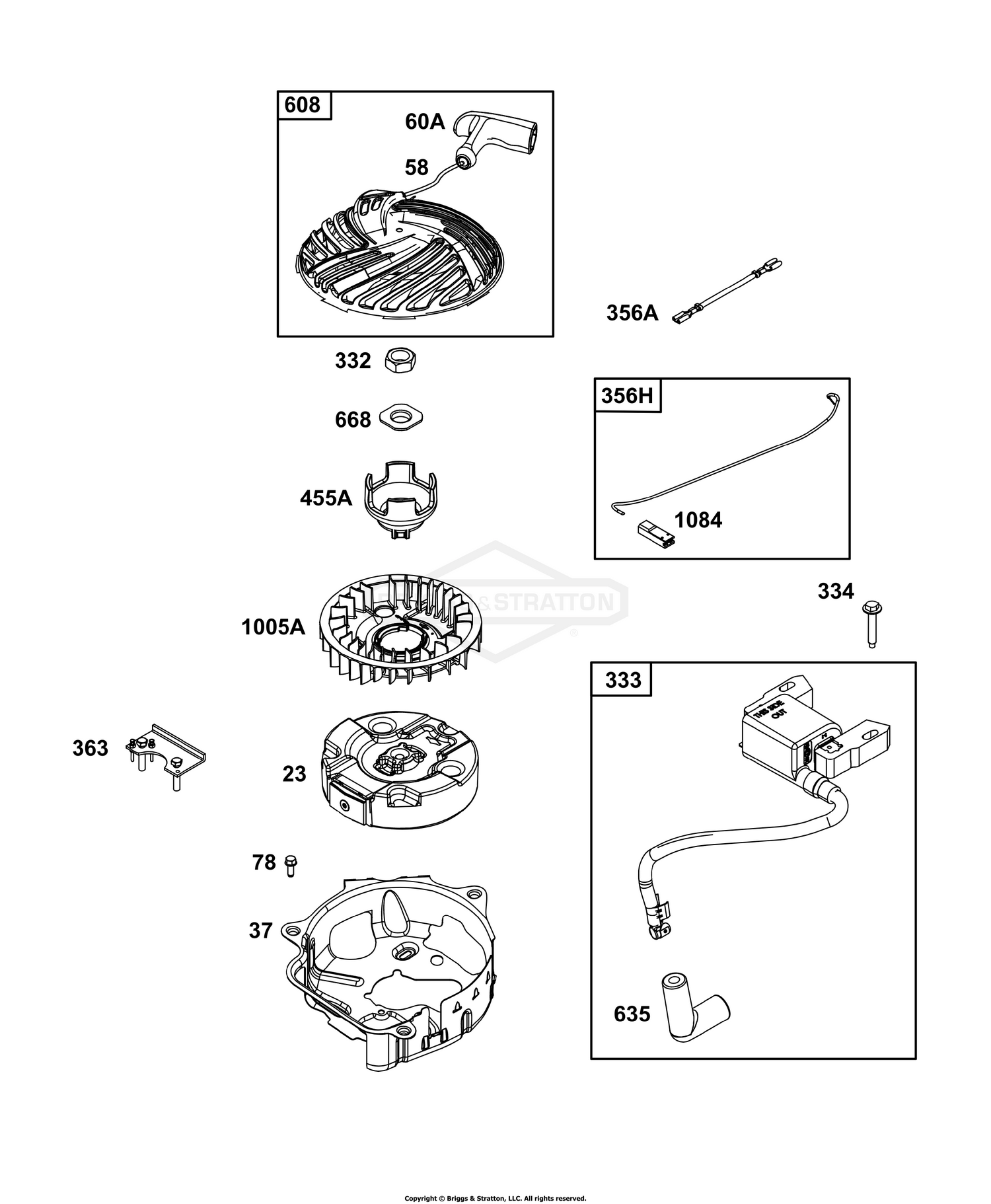 Flywheel, Ignition, and Starter Group