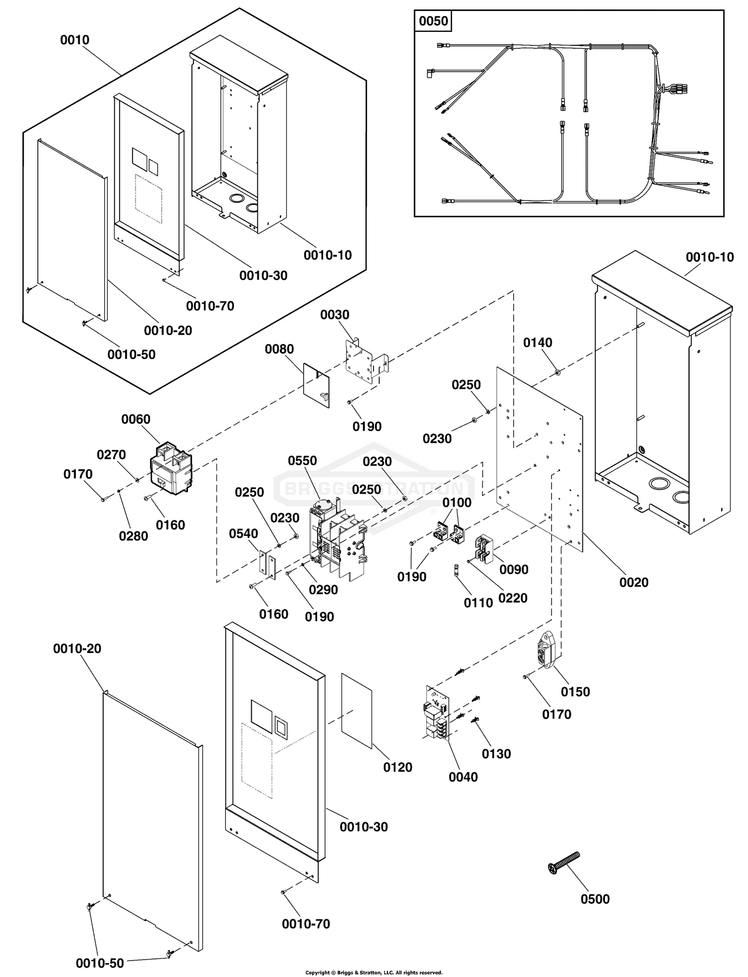 Transfer Switch - Hingeless Enclosure