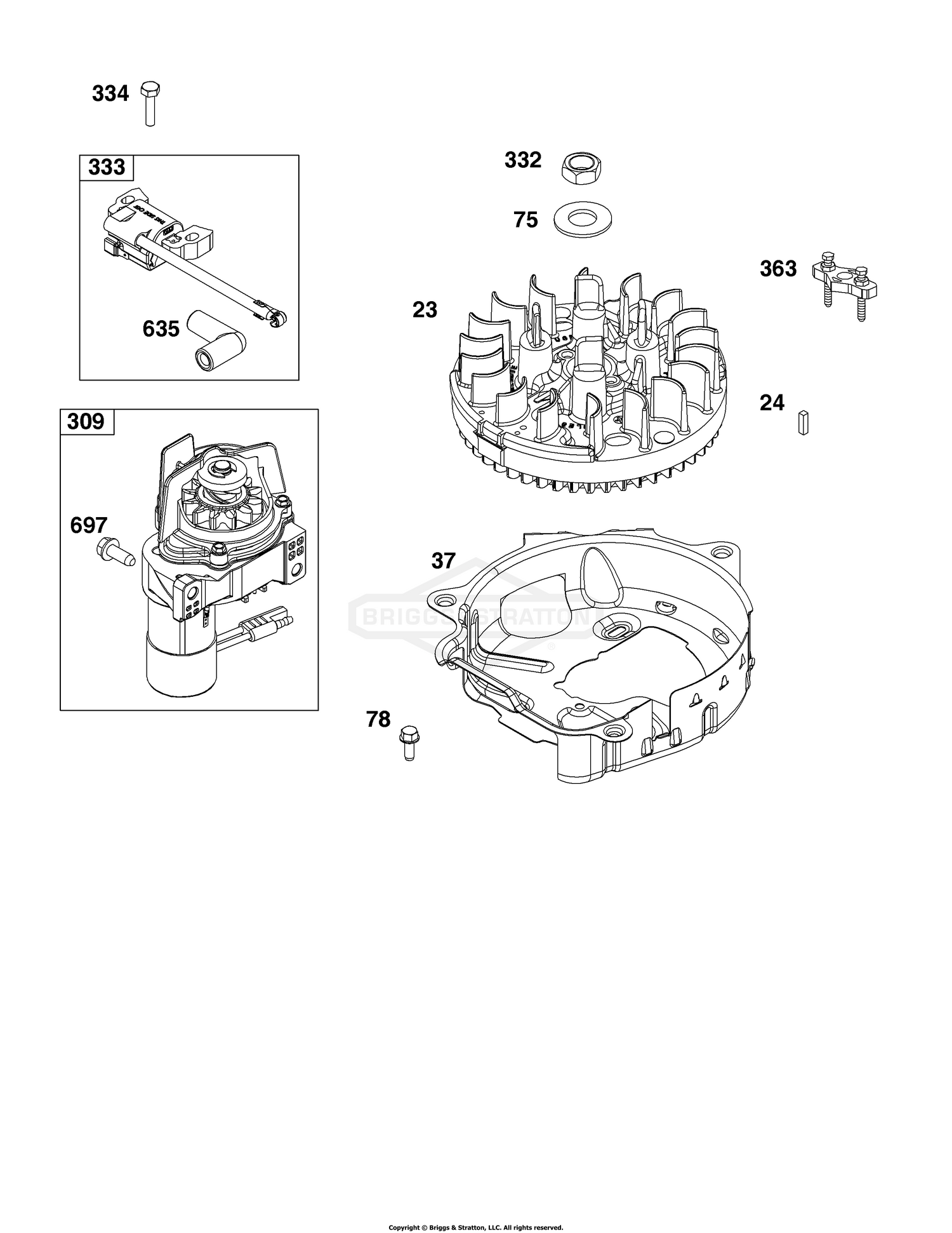Flywheel, Ignition, and Starter Group