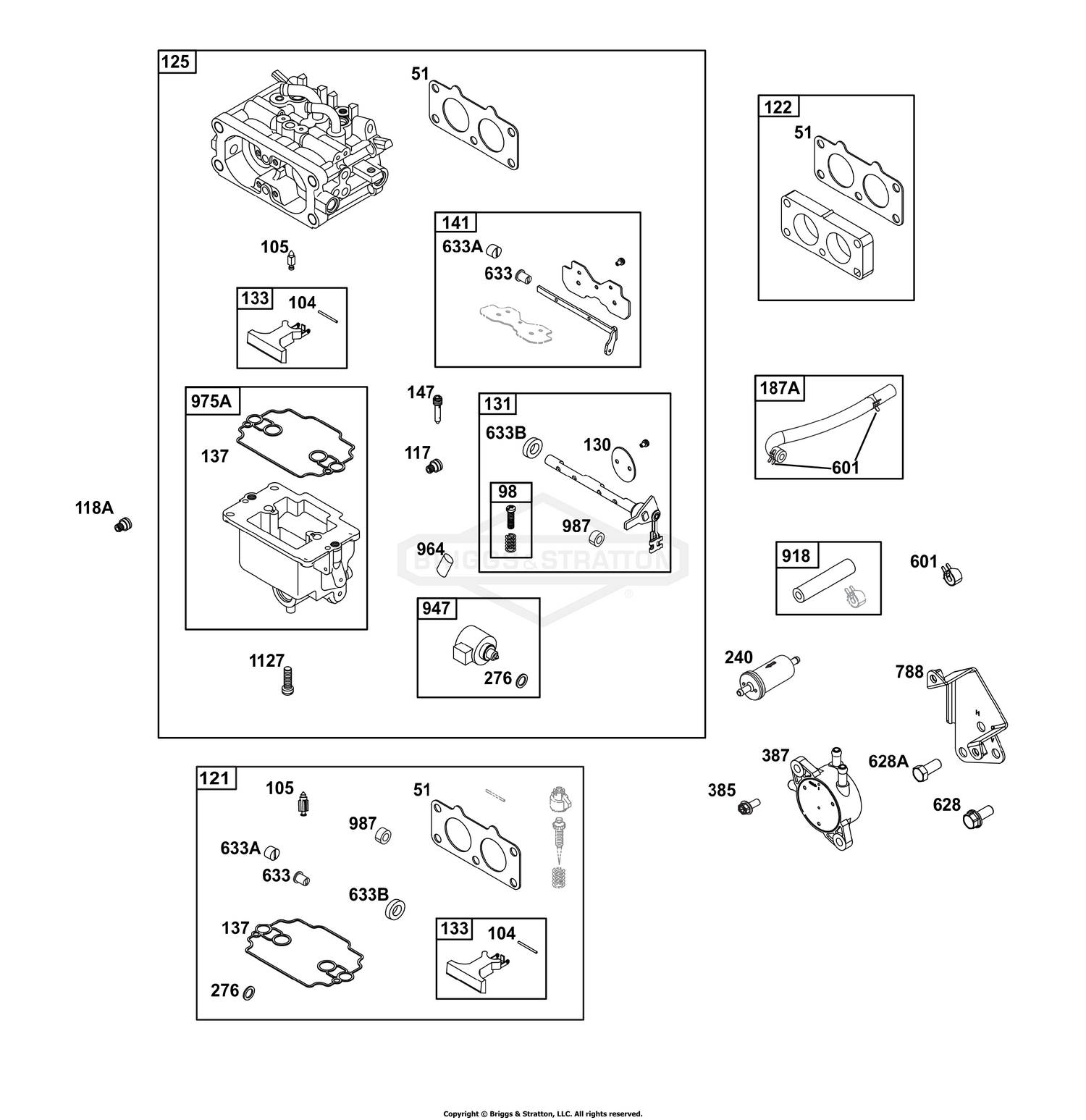 Carburetor and Fuel Supply Group