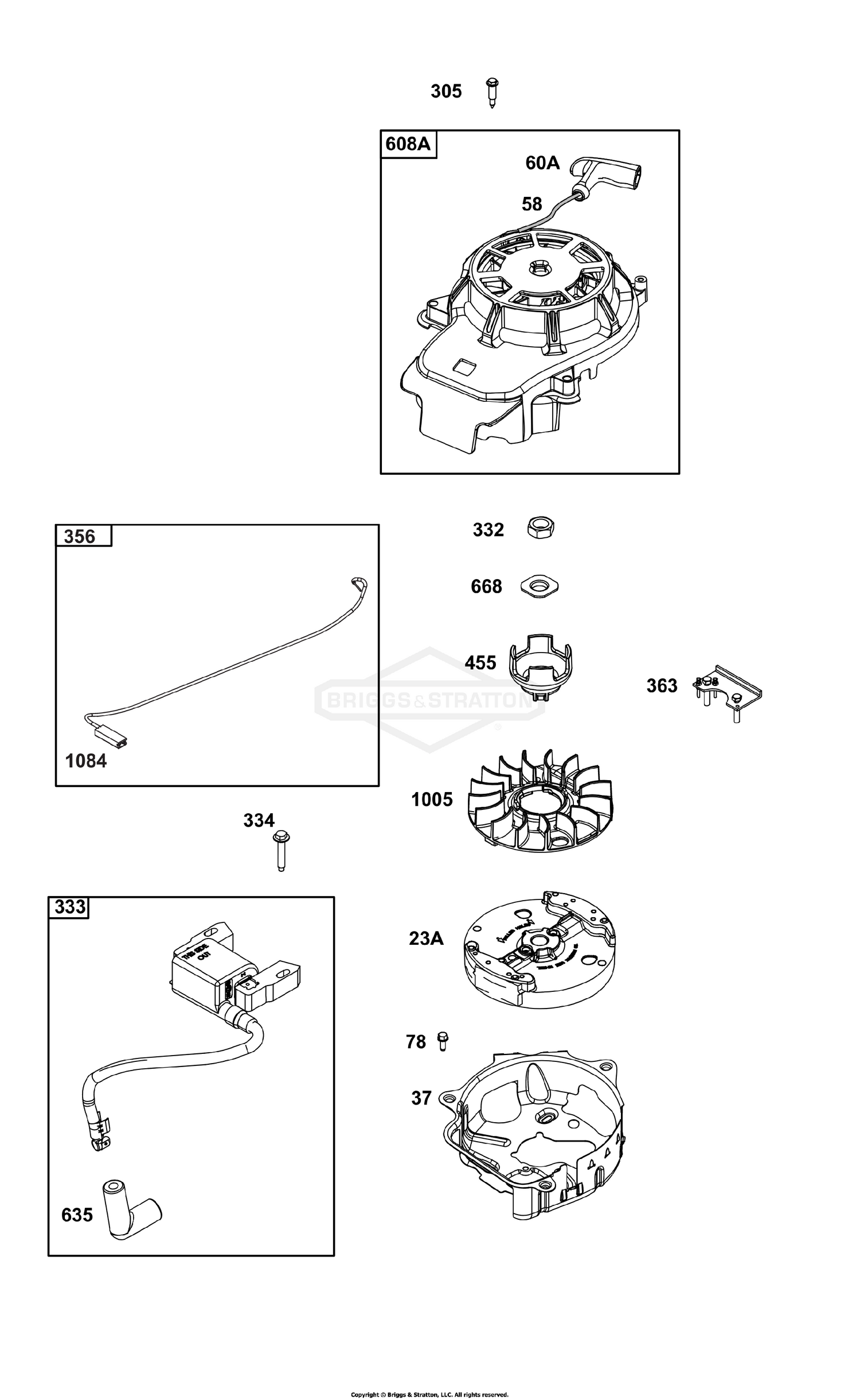 Flywheel, Ignition, and Starter Group