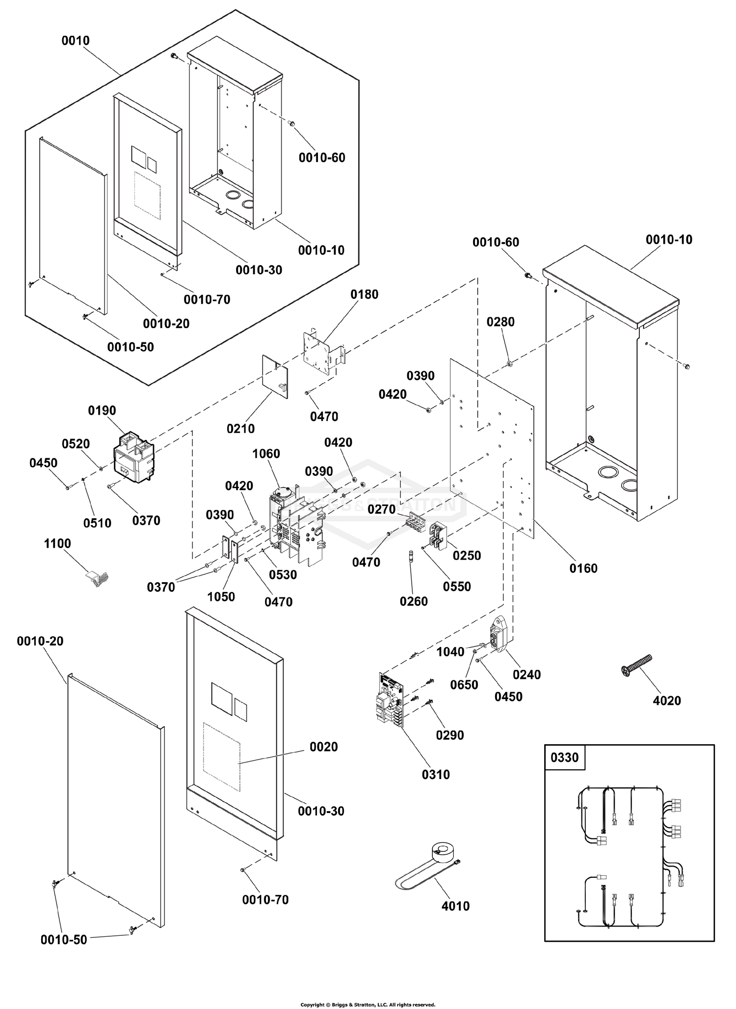Transfer Switch - Hingeless Enclosure