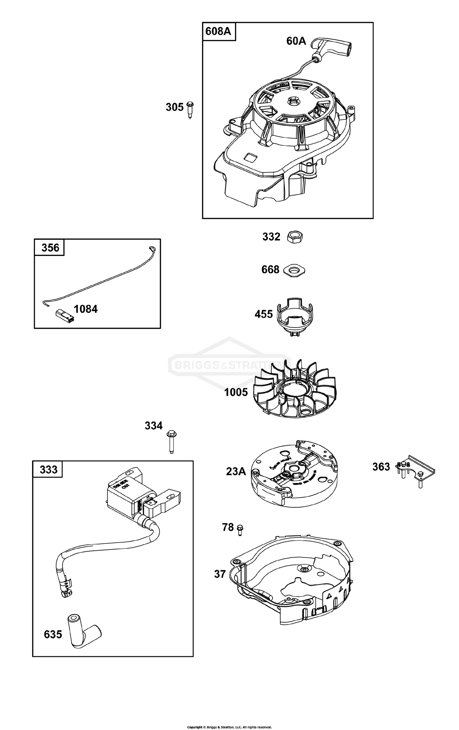 Flywheel, Ignition, and Starter Group