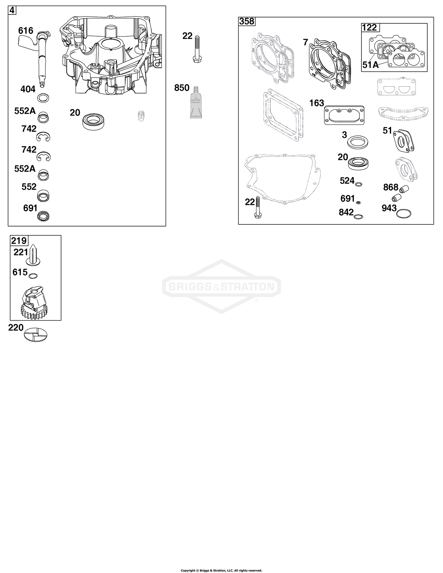 Crankcase Cover/Sump Group