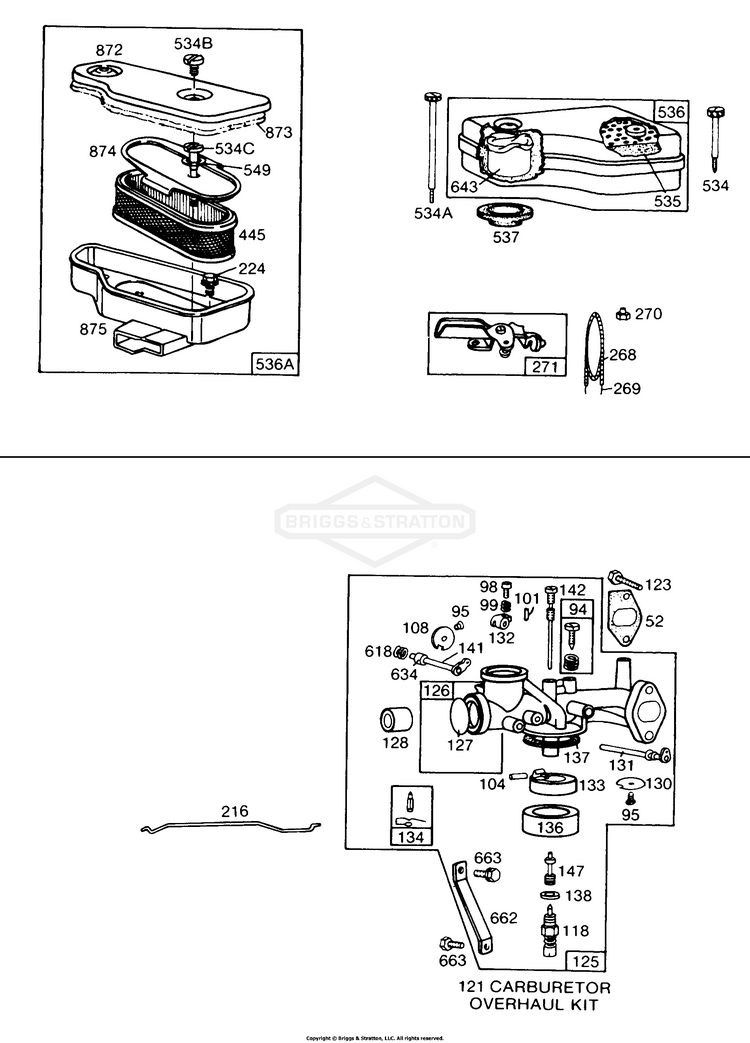 190707-1198-99 Briggs And Stratton Engine | PartsWarehouse