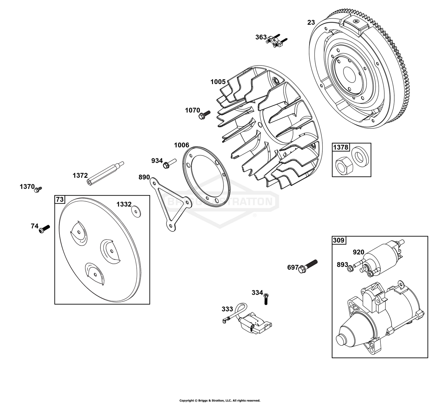 Flywheel, Ignition, and Starter Group