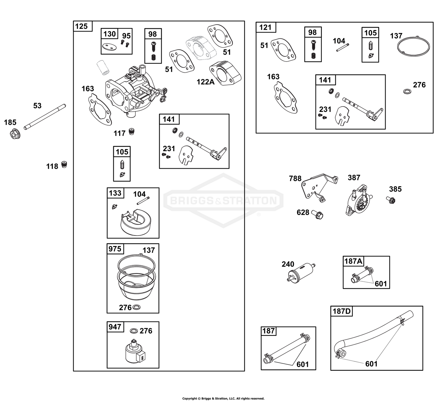 Carburetor and Fuel Supply Group