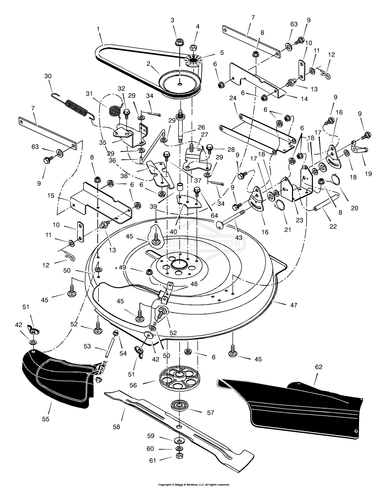 Murray 30 riding mower parts sale