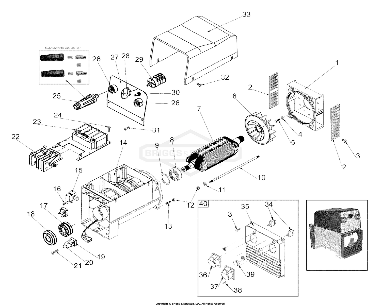 Alternator 102450GS