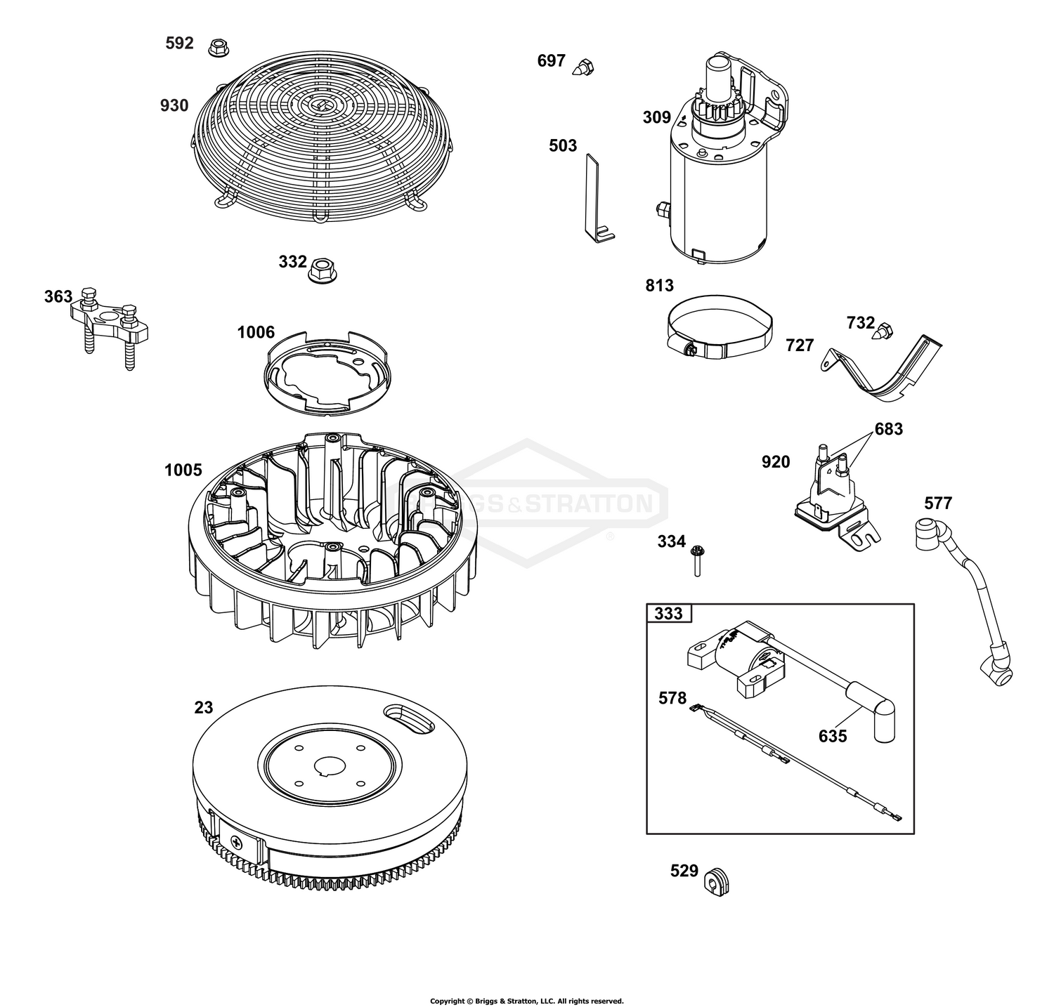 Flywheel, Ignition, and Starter Group