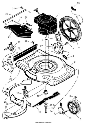 22525x92A Murray - Walk-Behind Mower (1999) - PartsWarehouse