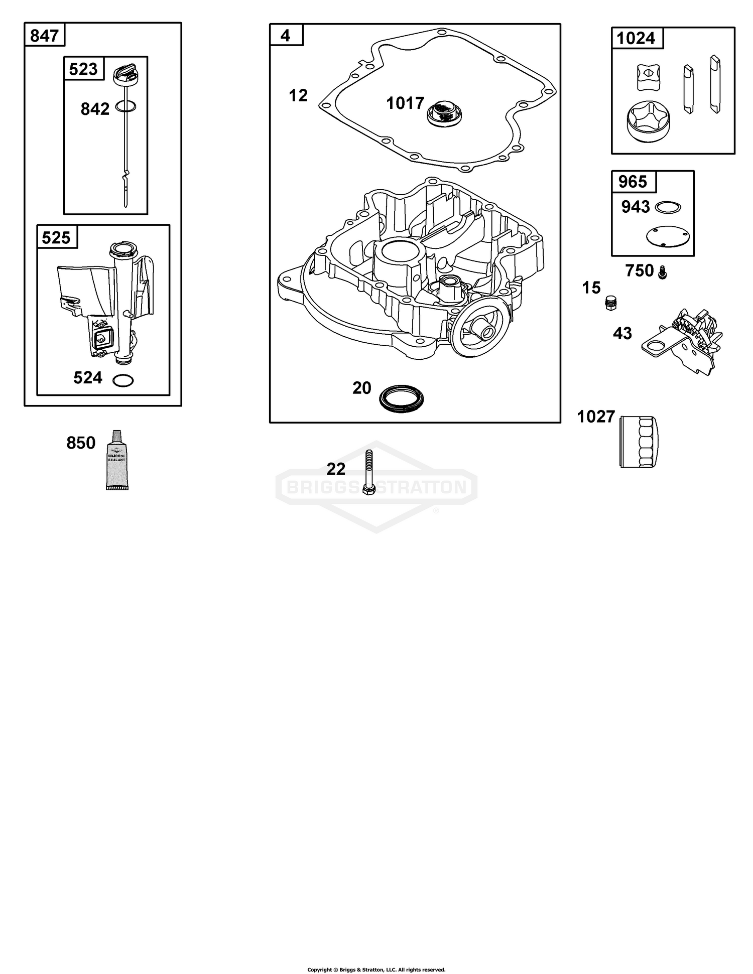 Crankcase Cover/Sump and Lubrication Group
