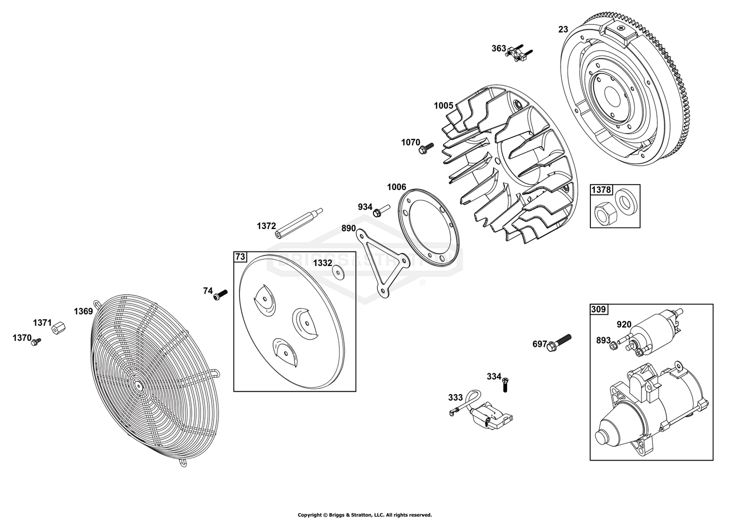 Flywheel, Ignition, and Starter Group
