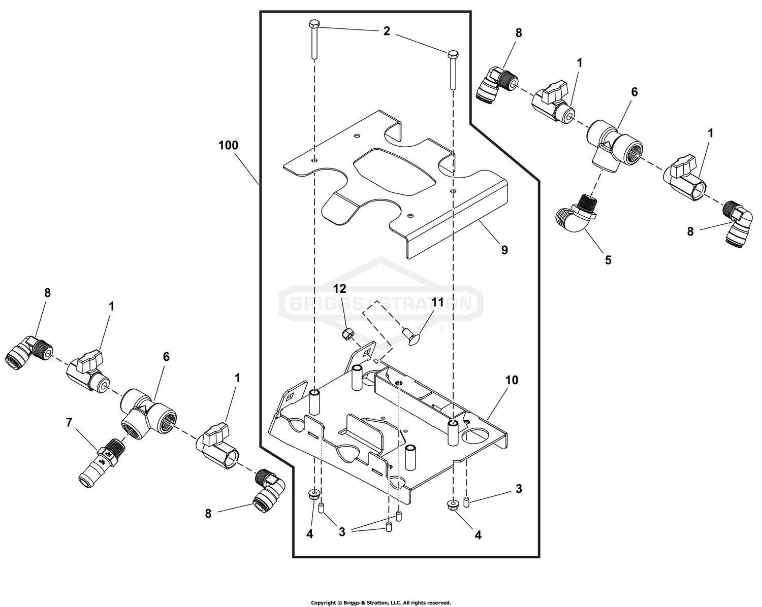 Spray Valving Group - Tank Switching