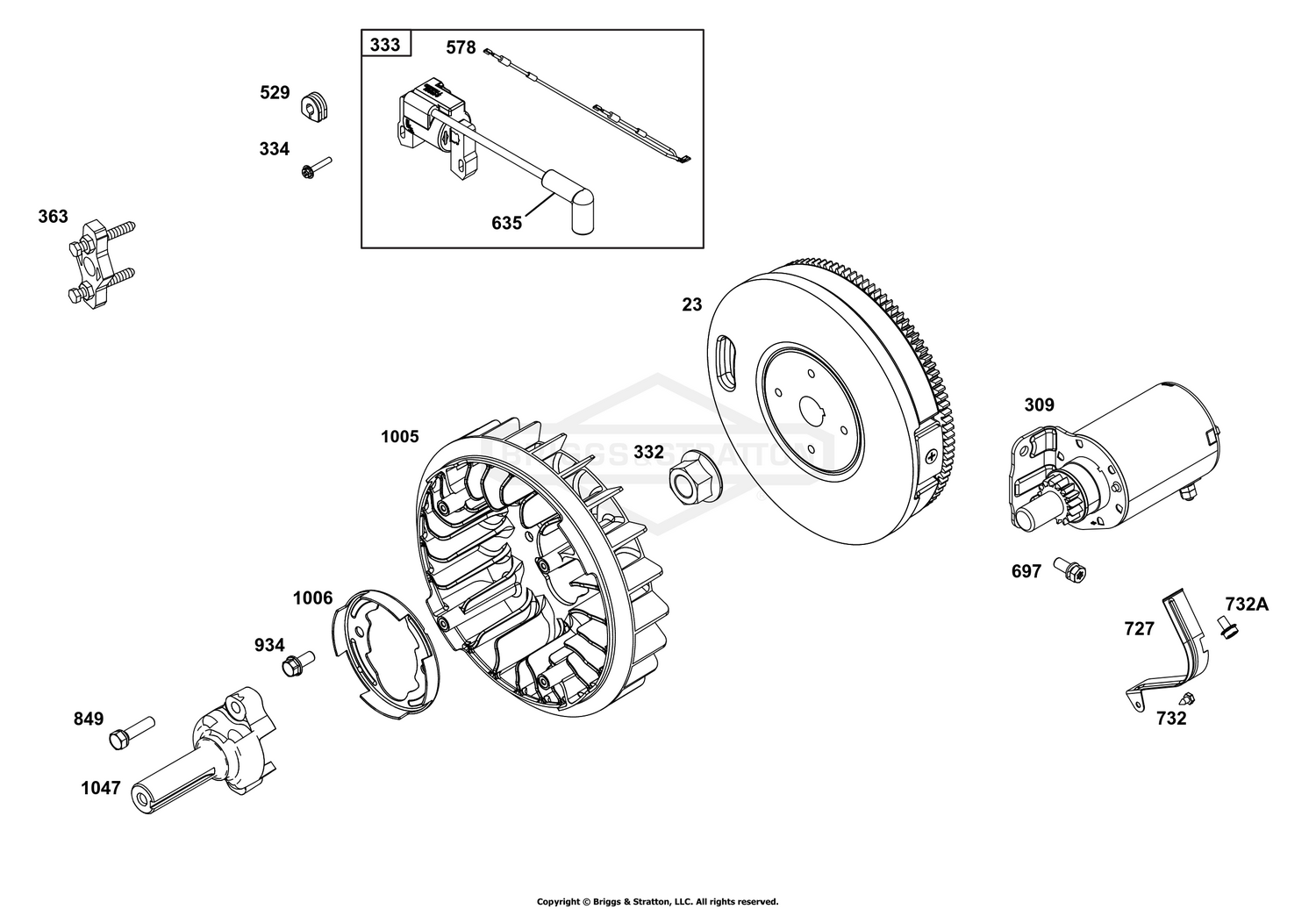 Flywheel, Ignition, and Starter Group