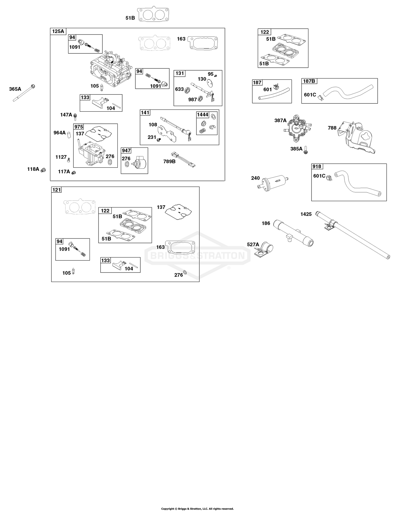 Carburetor and Fuel Supply Group