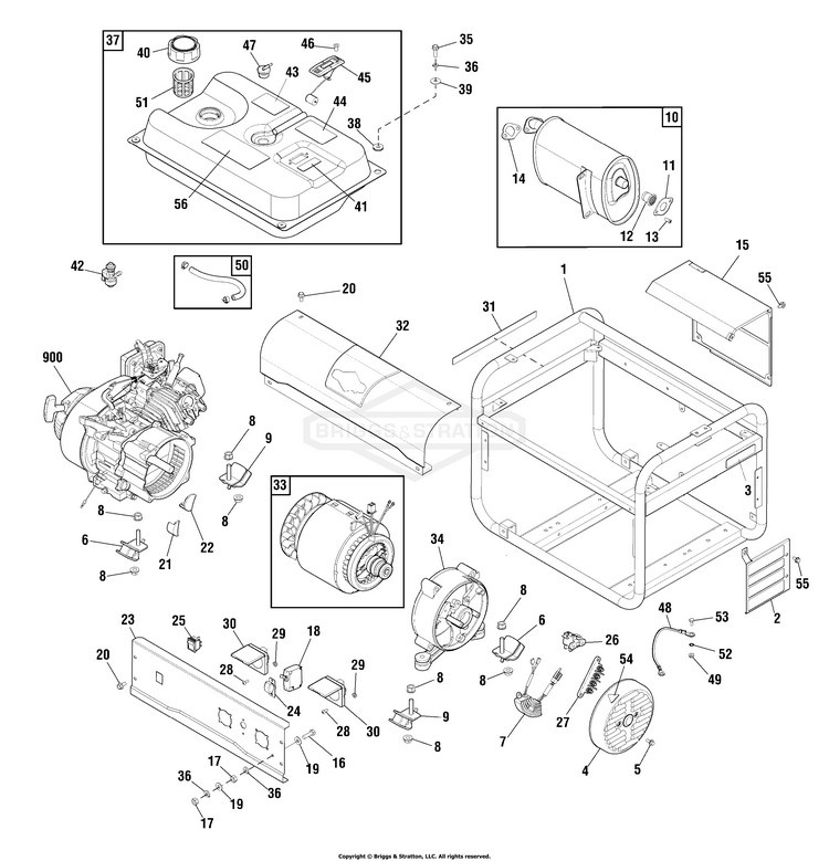 030694-00 Briggs and Stratton Generator 2200A - PartsWarehouse