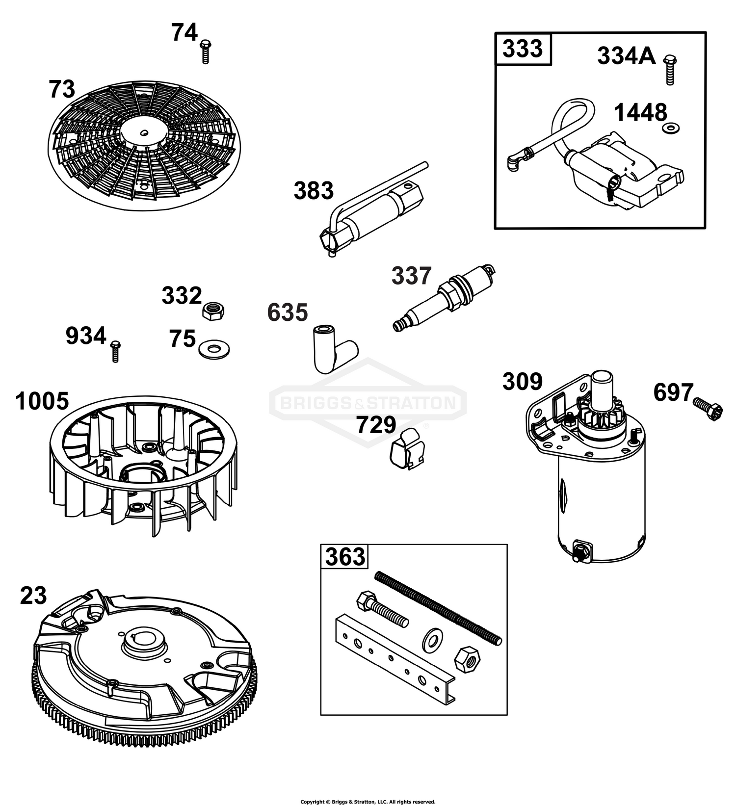 Flywheel/Ignition/Starter Group