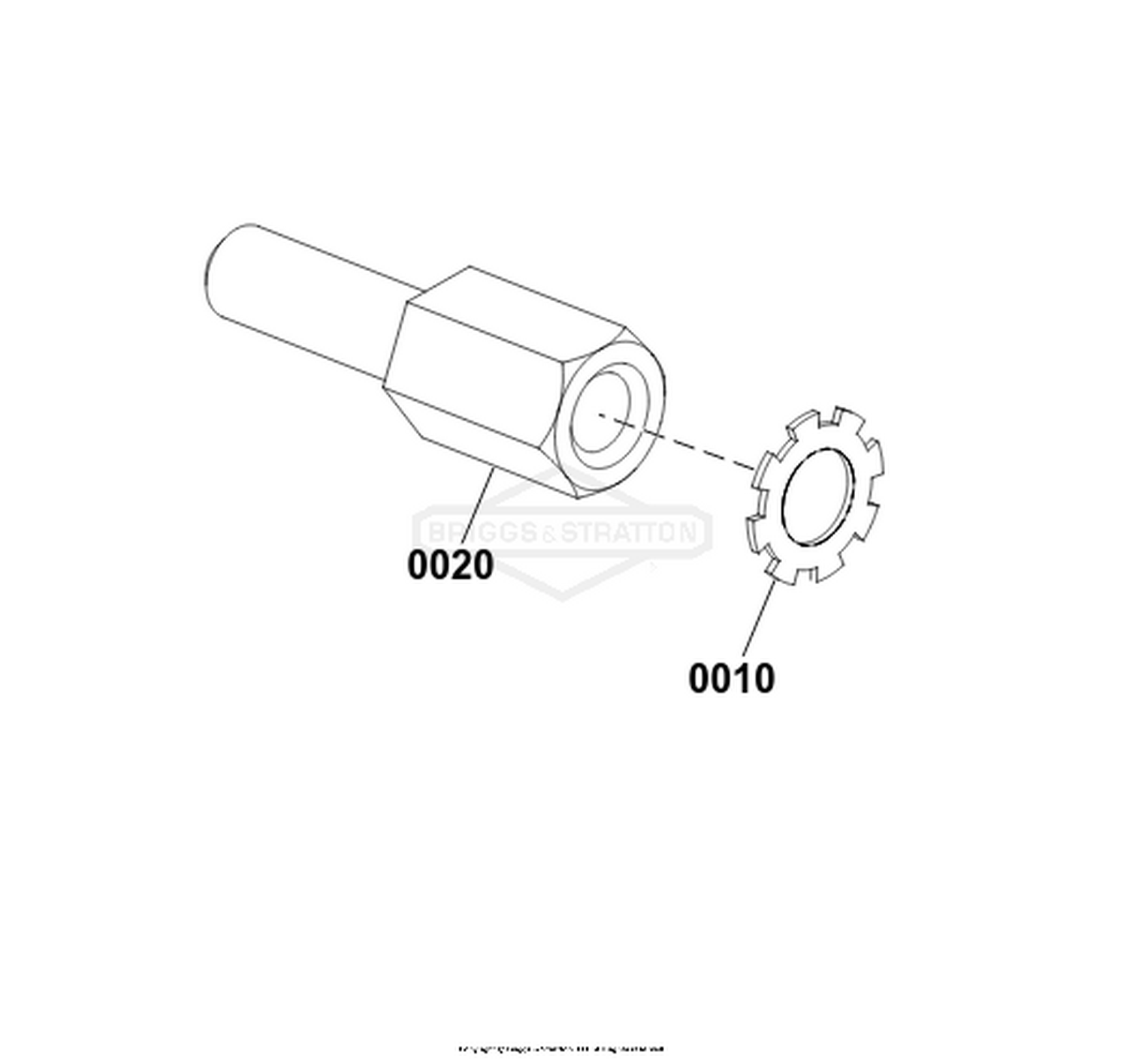 Engine Group - Starter Adapter