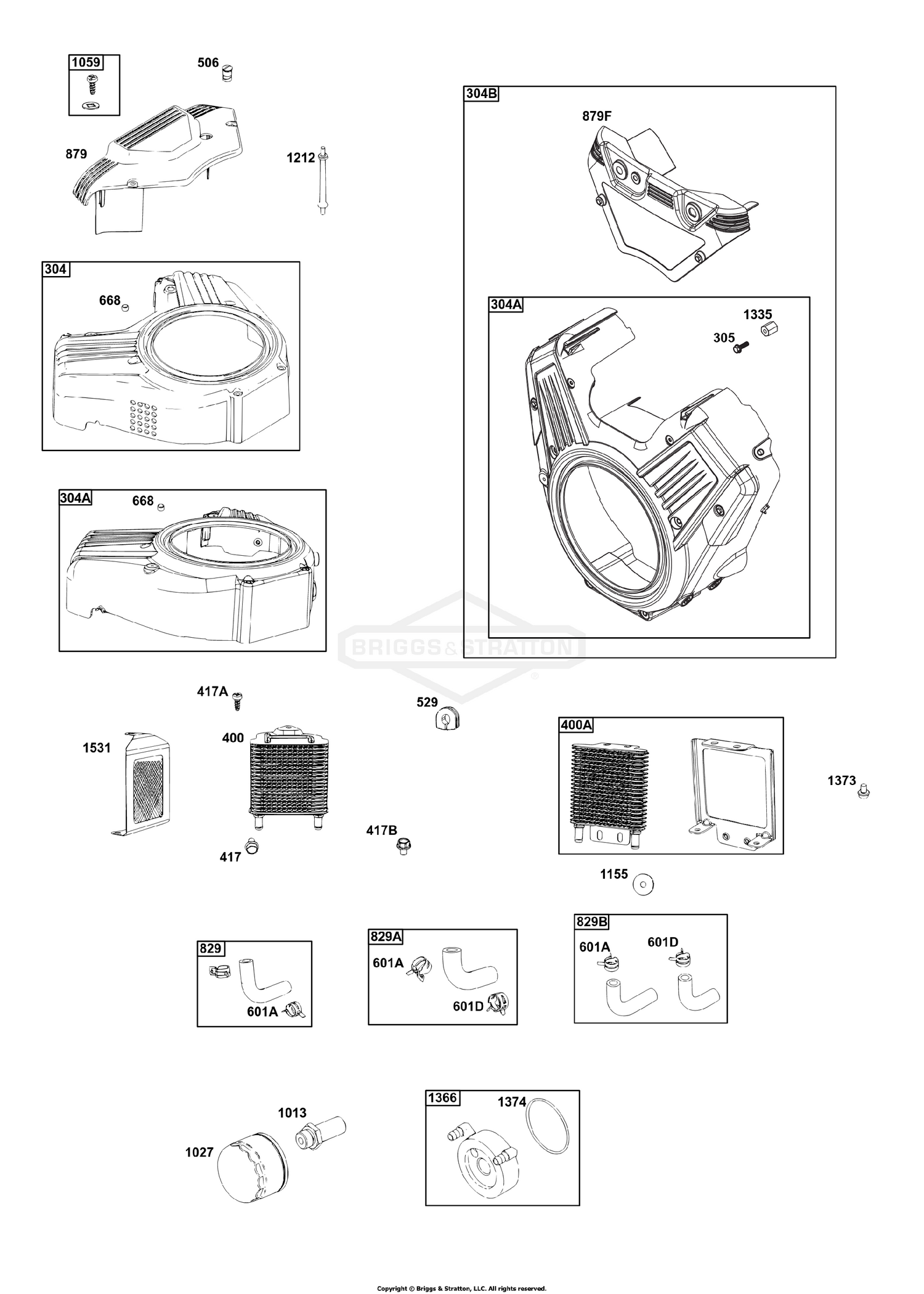 Oil Cooler, Blower Housings