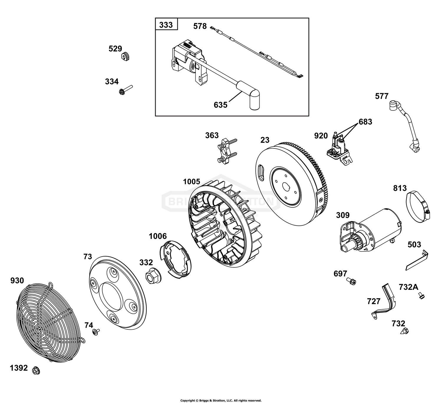 Flywheel/Ignition/Starter Group