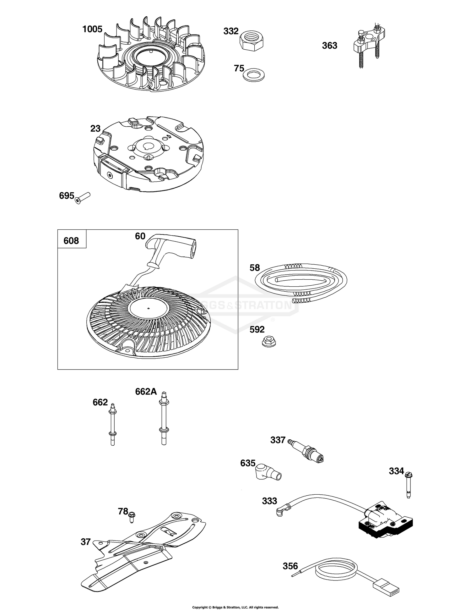 Flywheel, Ignition, and Starter Group