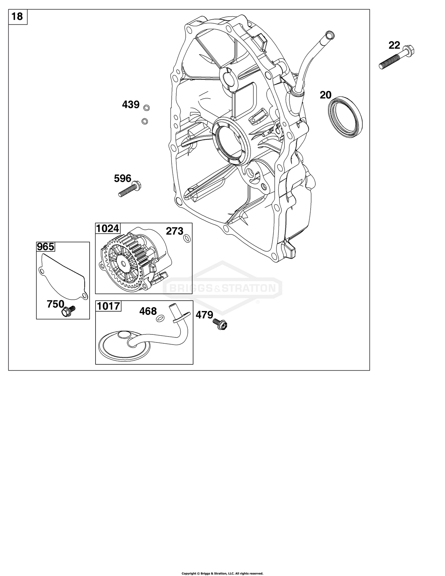 Crankcase Cover/Sump Group