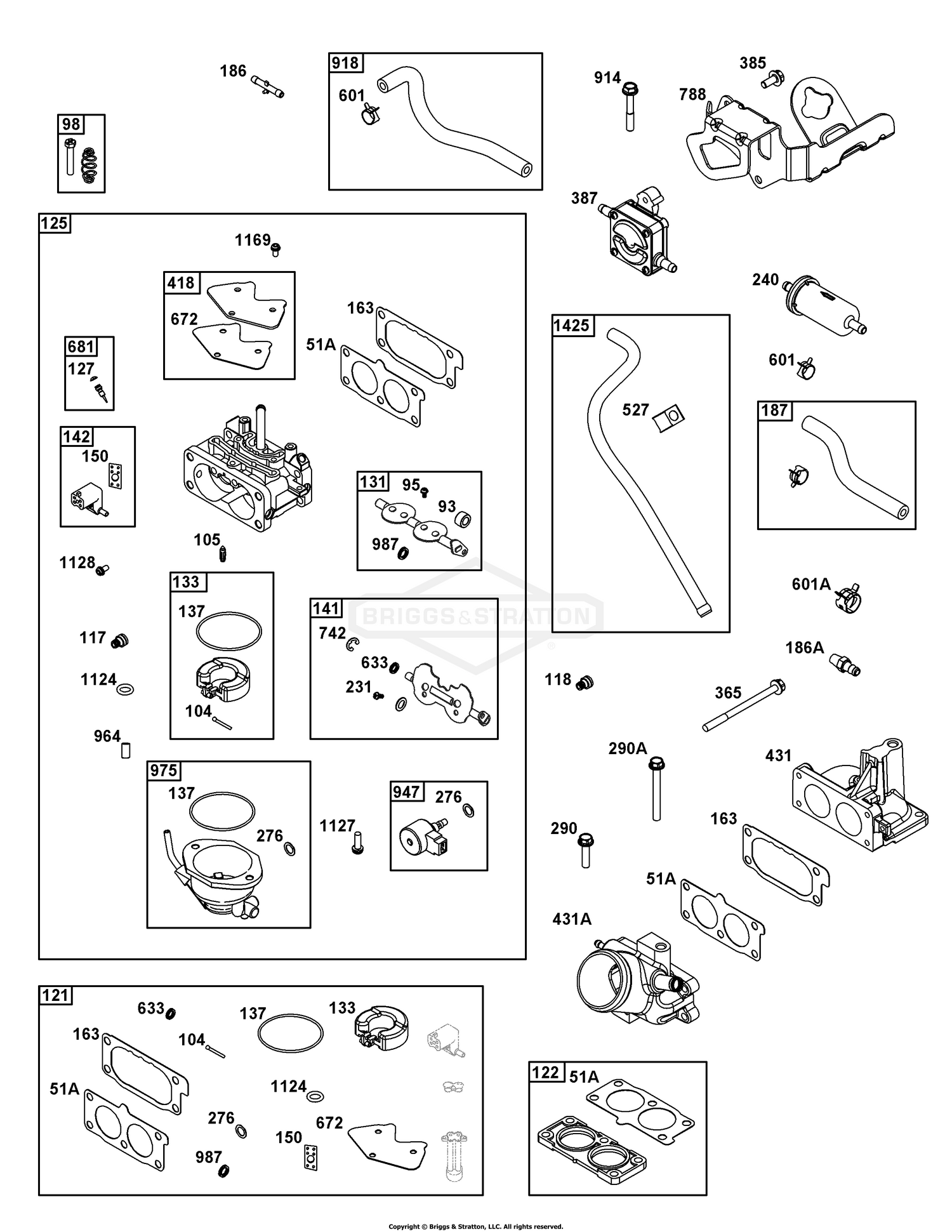 Carburetor and Fuel Supply Group