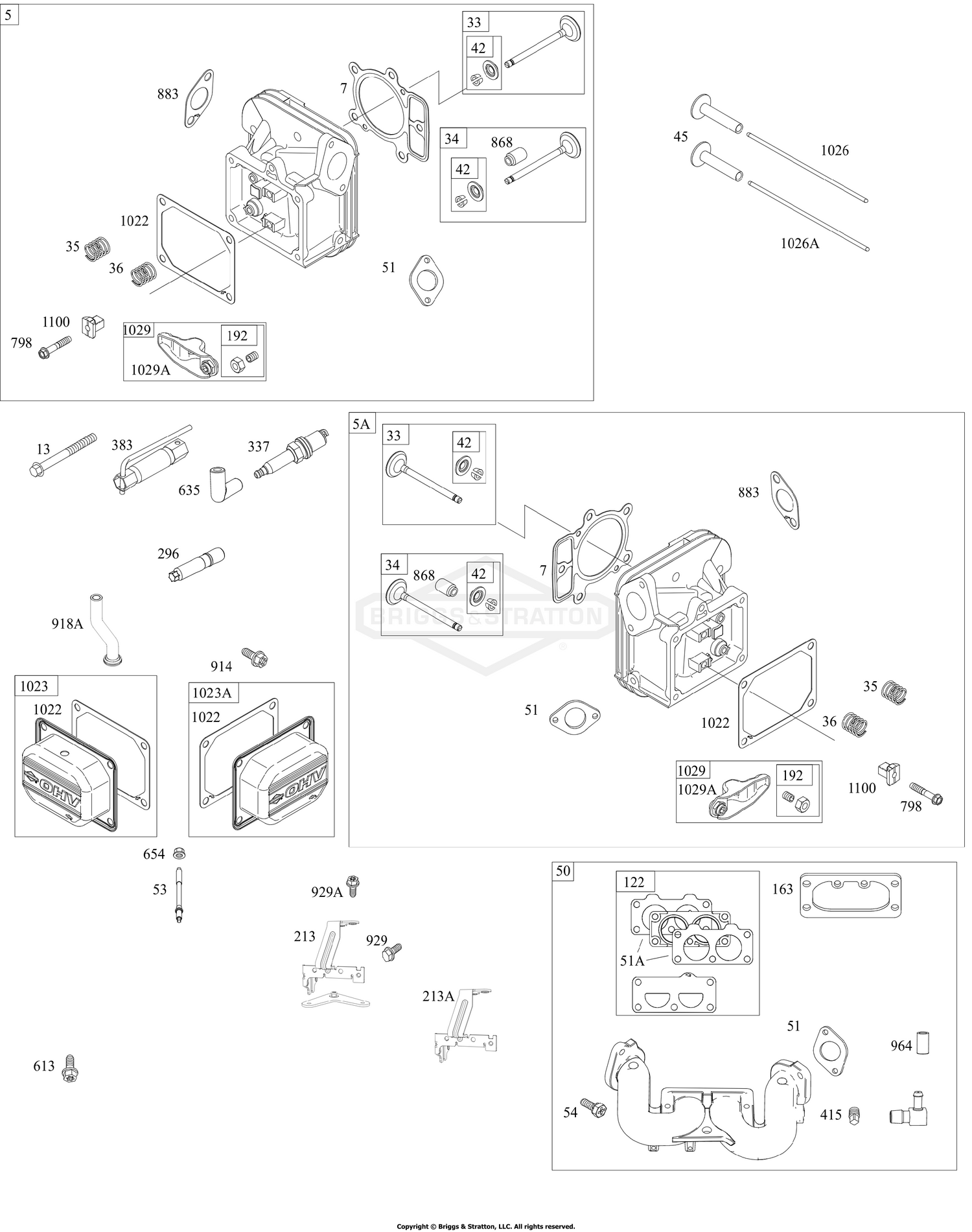 Cylinder Head, Rocker Arm Cover, Intake Manifold