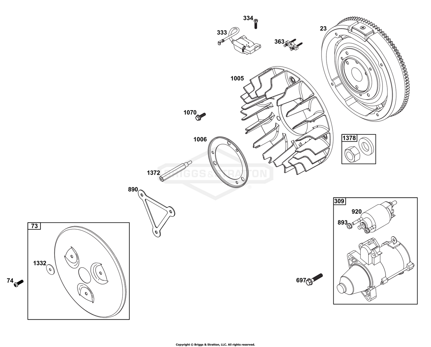 Flywheel/Ignition/Starter Group