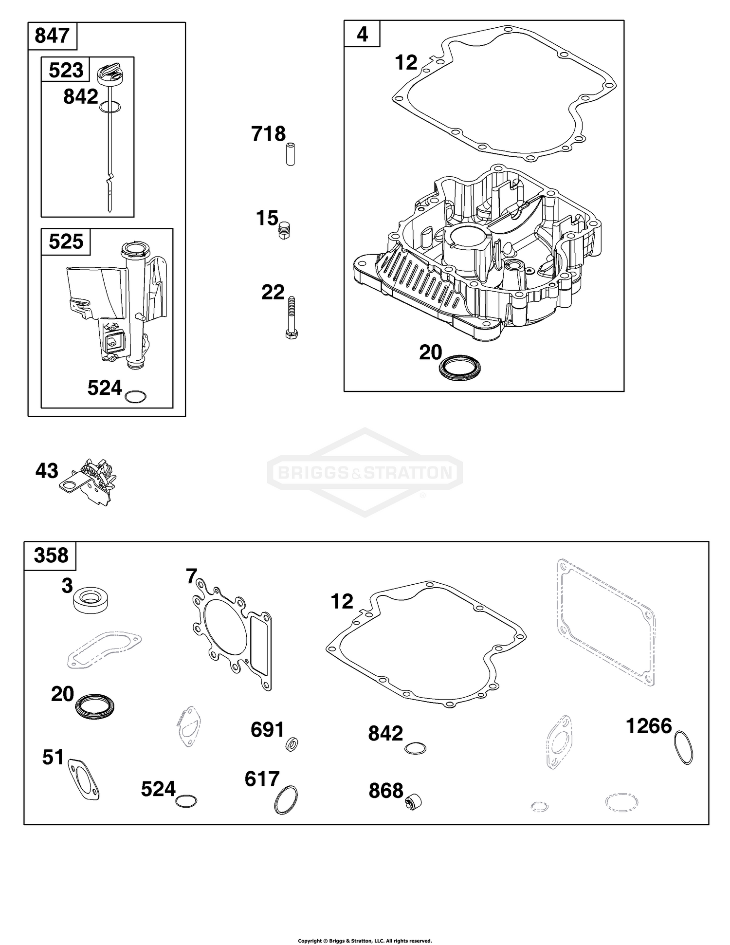Crankcase Cover/Sump and Lubrication Group