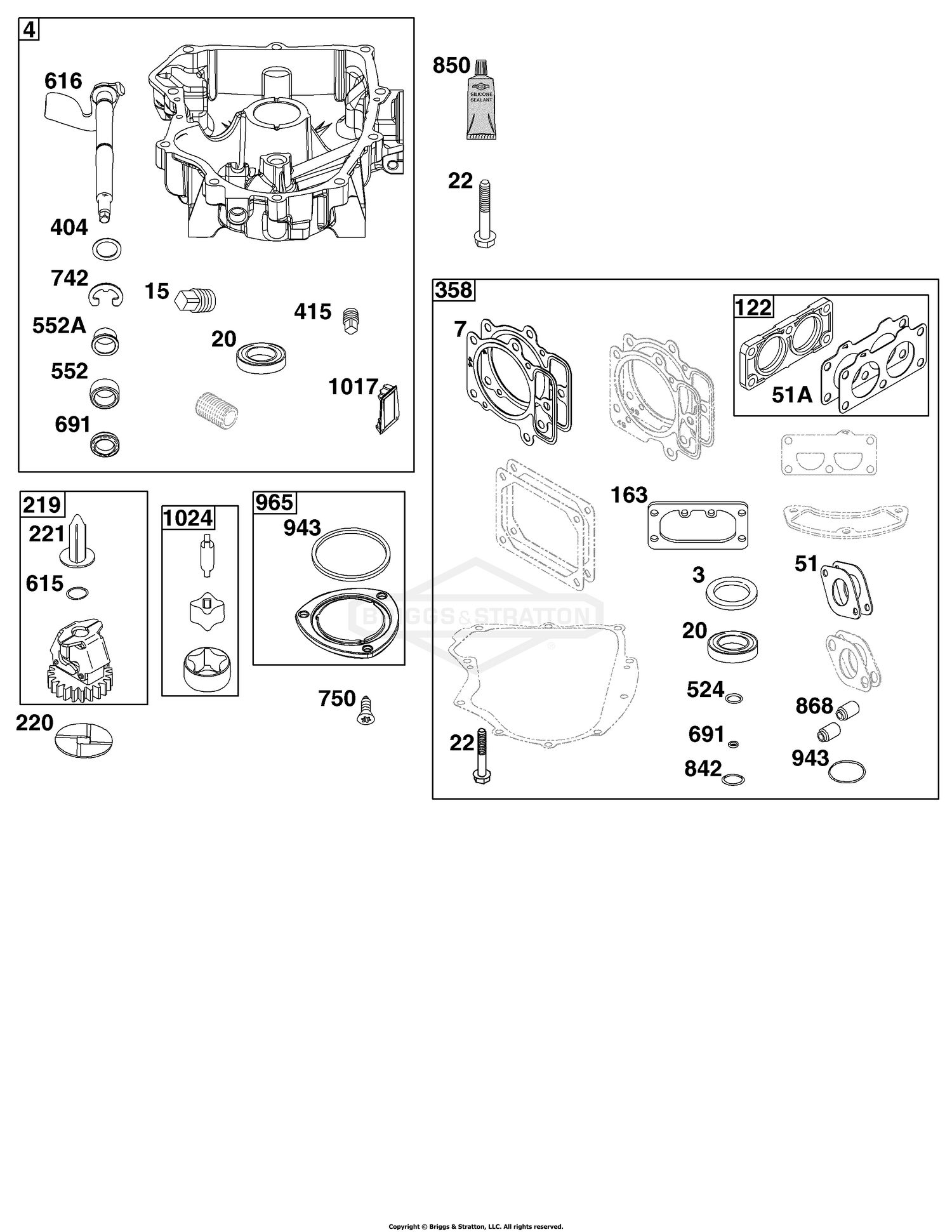 Crankcase Cover/Sump Group