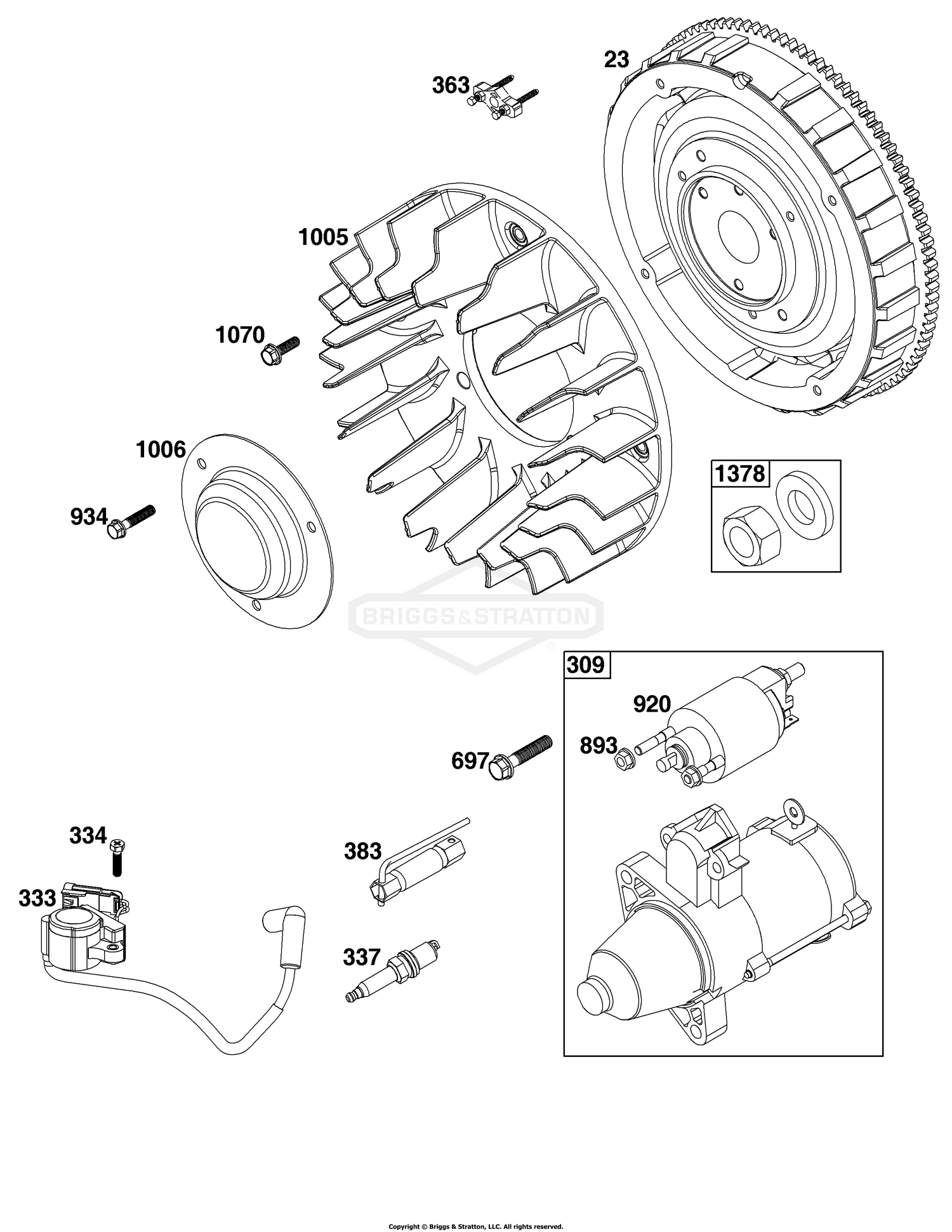 Flywheel, Ignition, and Starter Group