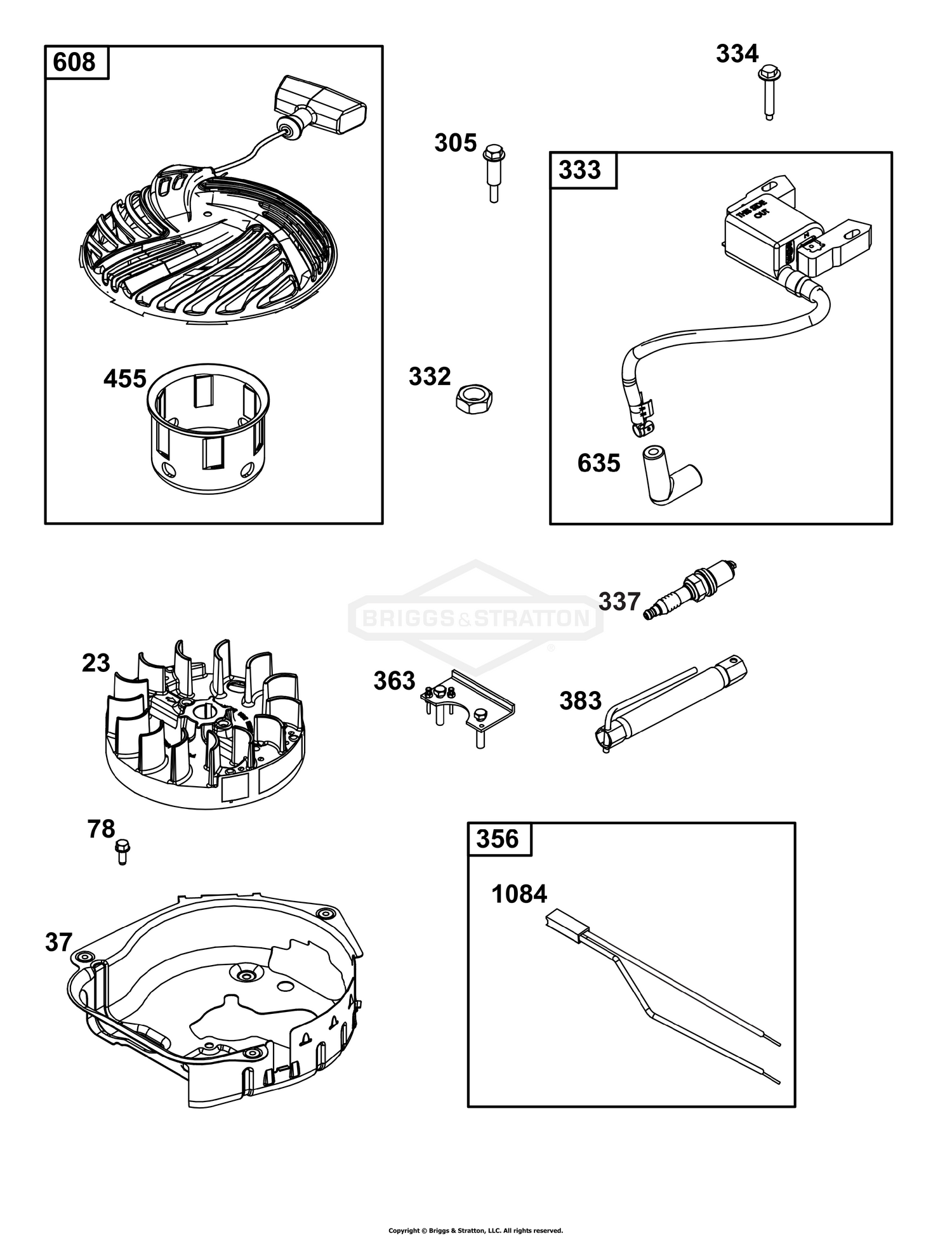 Flywheel, Ignition, and Starter Group