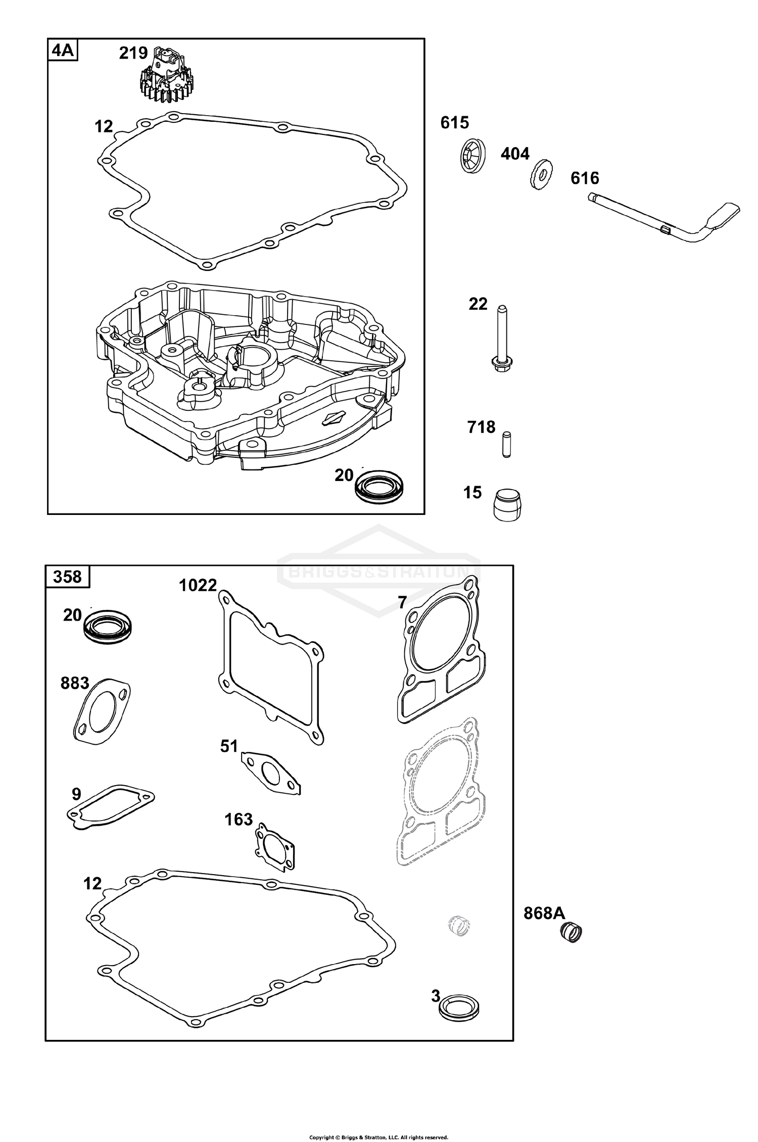 Crankcase Cover/Sump Group