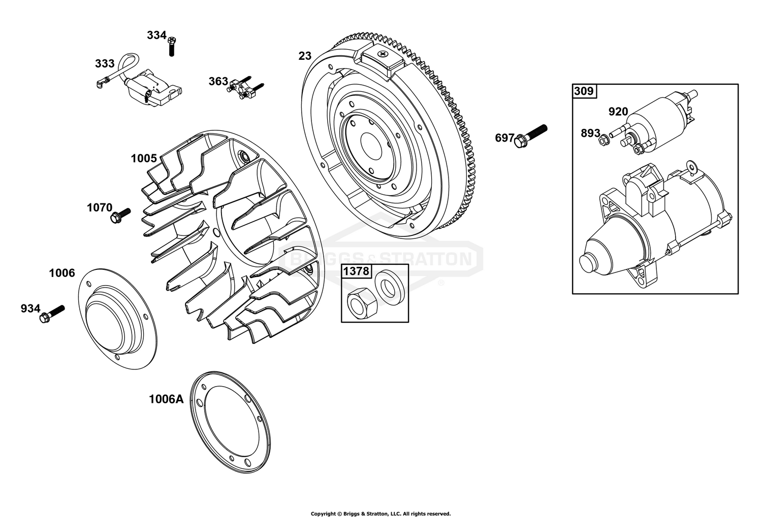 Flywheel, Ignition, and Starter Group