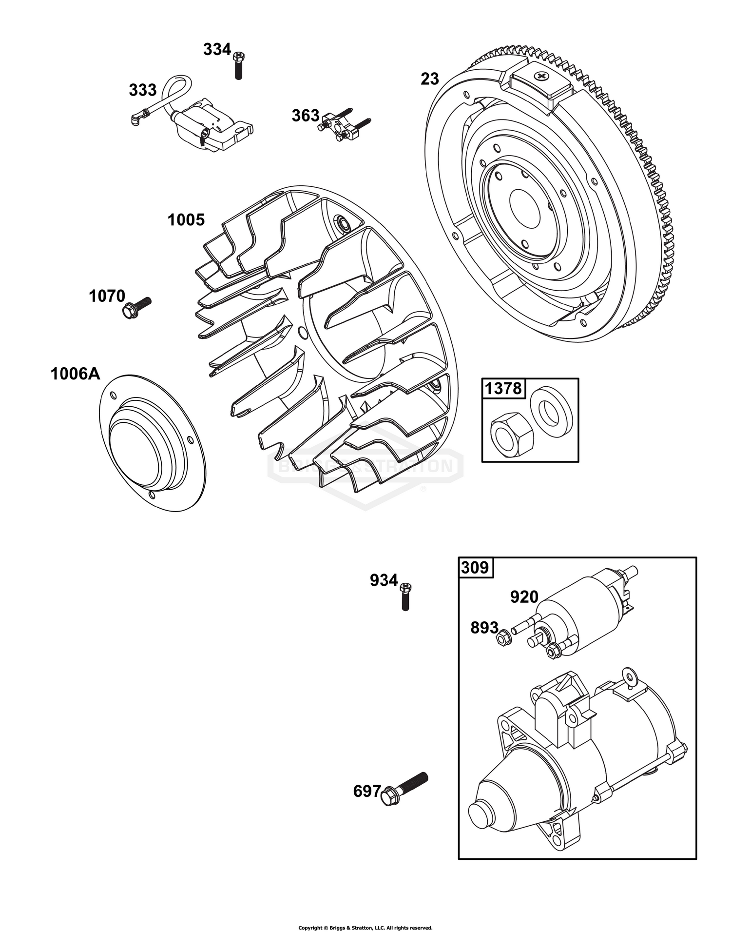 Flywheel, Ignition, and Starter Group