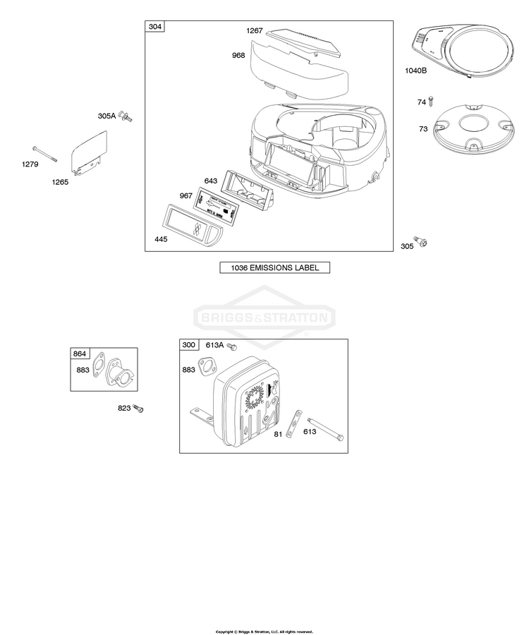 286H770165E1 Briggs and Stratton Engine PartsWarehouse