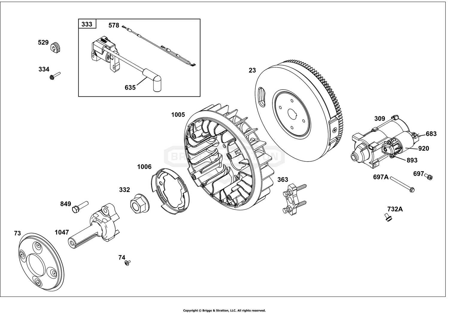 Flywheel, Ignition, and Starter Group