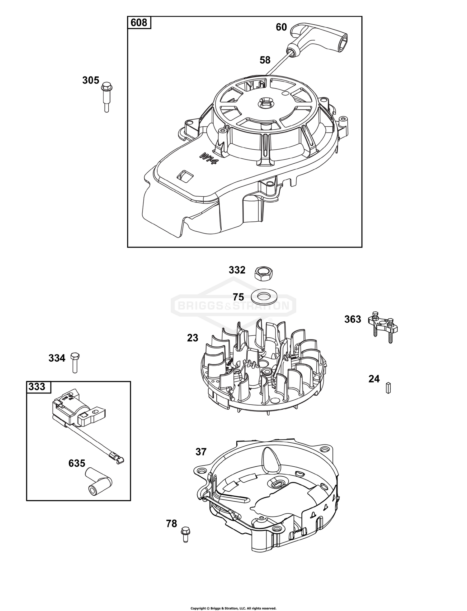 Flywheel, Ignition, and Starter Group