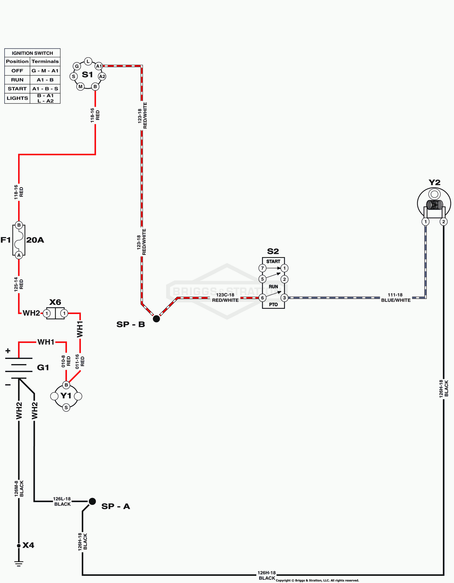 Electrical Schematic - PTO Clutch