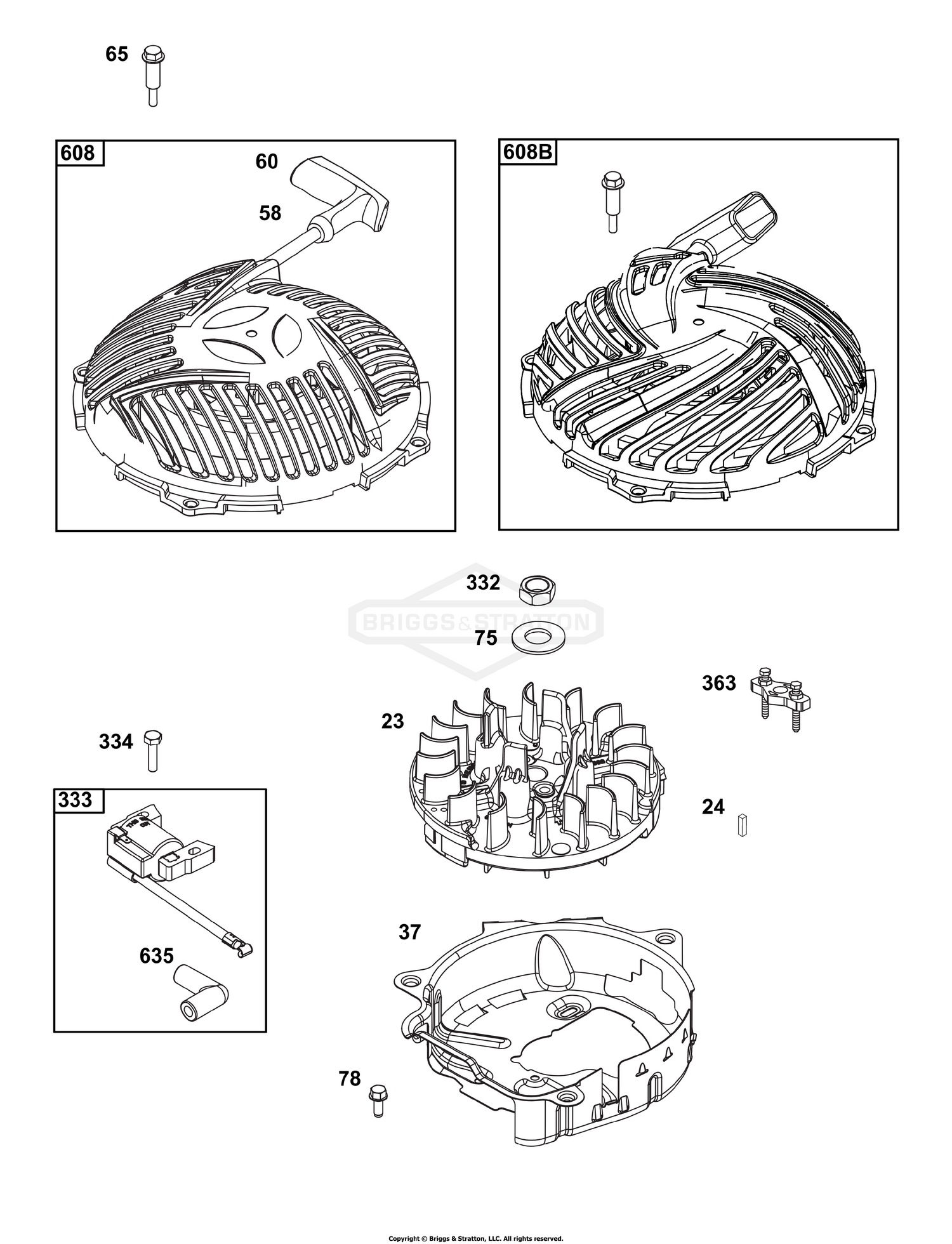 Flywheel/Ignition/Starter Group