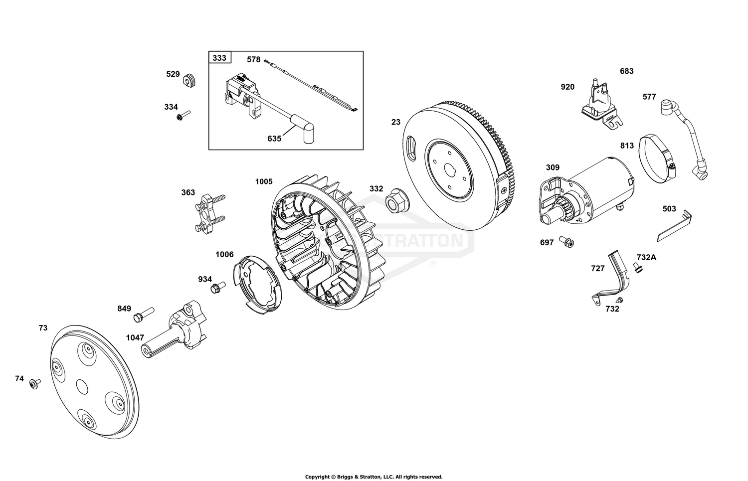 Flywheel, Ignition, and Starter Group